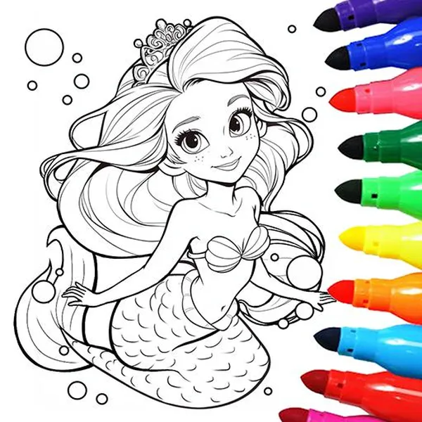 game tô màu - Coloring Book for Adults